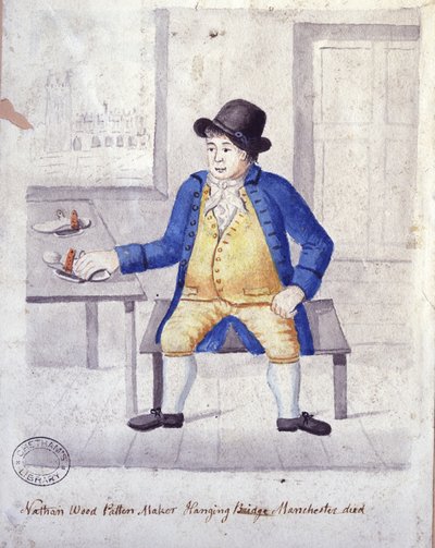 ناثان وود ، صانع باتن (قلم وحبر ومرحاض على ورق) بواسطة توماس باريت